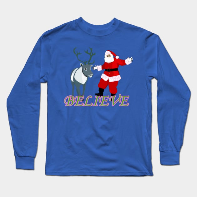 Christmas and New Year Long Sleeve T-Shirt by momomoma